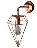 Rsylight Retro Rustik Metal Dekoratif İç Mekan Duvar Gold Aplik 