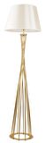 Rys Retro Lambader Köşe Lambası  Gold Krem Başlık 45cm Başlık