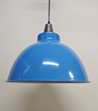 Metal Mavi Beyaz Retro Dekoratif Kafe Mutfak Sarkıt Avize