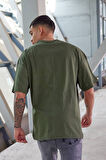 Newon Beyaz Vintage Baskılı T-shirt
