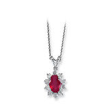1.32 Ct Pırlanta Yakut Kolye RTKL20