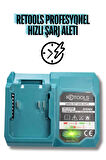 RETOOLS ULTRA HIZLI ŞARJ CİHAZI MAVİ
