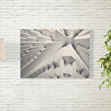 Gri Abstract Desen Arkaplan Posteri 50X70 CM