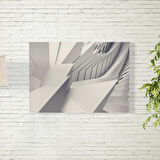 Gri Abstract Desen Arkaplan Posteri 35X50 CM