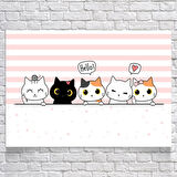 Sevimli Kediler Posteri 70X100 CM