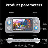 Ozmik XF43 Retro Oyun konsolu Emuelec 15000+Oyunlar Taşınabilir Video Oynatıcı 4.3 Inç