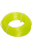 RTY418 Tırpan Misinası - Çim Biçme Misinası 2.4 mm x 15 mt Sarı Altıköşe