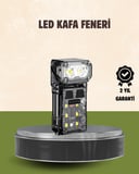 3’ü 1 Arada LED Far Şarj Edilebilir Sensörlü Manyetik 10 Saat Kullanım