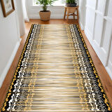 Rovigo Home Dijital Baskı Yıkanabilir Kaymaz Taban Salon Halısı Ve Yolluk RV051-FNL324