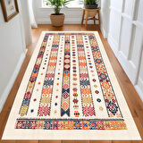 Rovigo Home Dijital Baskı Yıkanabilir Kaymaz Taban Salon Halısı Ve Yolluk RV133-FNL438