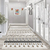 Rovigo Home Dijital Baskı Yıkanabilir Kaymaz Taban Salon Halısı Ve Yolluk RV139-FNL444