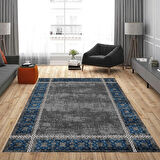 Rovigo Home Dijital Baskı Yıkanabilir Kaymaz Taban Salon Halısı Ve Yolluk RVG0821-FNL31