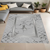 Rovigo Home Dijital Baskı Yıkanabilir Kaymaz Taban Salon Halısı Ve Yolluk RVG0865-FNL75