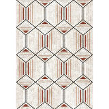 Rovigo Home Dijital Baskı Yıkanabilir Kaymaz Taban Salon Halısı Ve Yolluk RVG0874-FNL84