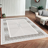 Rovigo Home Dijital Baskı Yıkanabilir Kaymaz Taban Salon Halısı Ve Yolluk RVG0967-FNL216