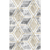 Rovigo Home Dijital Baskı Yıkanabilir Kaymaz Taban Salon Halısı Ve Yolluk RVG0989-FNL239