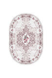 Dijital Baskı Yıkanabilir Kaymaz Taban Oval Halı RVG7221-SD626