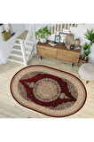 Dijital Baskı Yıkanabilir Kaymaz Taban Oval Halı RVG7226-HT997