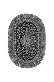 Dijital Baskı Yıkanabilir Kaymaz Taban Oval Halı RVG7251-HT125