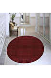 Dijital Baskı Yıkanabilir Kaymaz Taban Yuvarlak Halı RVG7343-HT645