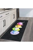 Dijital Baskı Yıkanabilir Kaymaz Taban Mutfak Halısı Ve Yolluk RVG2099