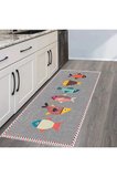 Dijital Baskı Yıkanabilir Kaymaz Taban Mutfak Halısı Ve Yolluk RVG2110-SM202