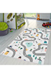 Dijital Baskı Yıkanabilir Kaymaz Taban Çocuk Halısı Ve Yolluk RVG4022