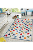 Dijital Baskı Yıkanabilir Kaymaz Taban Çocuk Halısı RVG4031