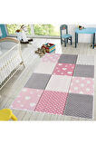 Dijital Baskı Yıkanabilir Kaymaz Taban Çocuk Halısı RVG4072