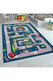 Dijital Baskı Yıkanabilir Kaymaz Taban Çocuk Halısı Ve Yolluk RVG4105-SD778