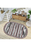 Dijital Baskı Yıkanabilir Kaymaz Taban Oval Salon Halısı Rvg7233-sd240