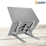 River World Ayarlanabilir Plastik Dizüstü Destek Tabanı Katlanabilir Taşınabilir Laptop Sehpası Yükseltici
