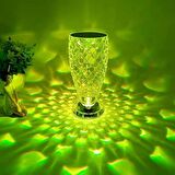 River World 16 Farklı Işık Modu Olan Kristal Akrilik Led USB Şarjlı Kumandalı ( Balık Süzgeç Modeli )