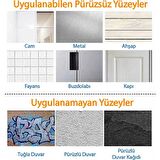 River World 2 Tane Kendiliğinden Yapışkanlı Güçlü Kristal Tutma Kolu Kulp Askısı