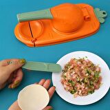 River World Mantı Hamuru Presleme ve Börek Yapma Kalıbı Havuç Tasarımlı