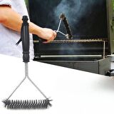 River World Barbekü ve Mangal İçin Tel Izgara Temizlik İçin Fırça