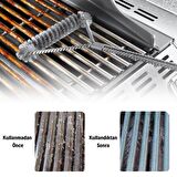 River World Barbekü ve Mangal İçin Tel Izgara Temizlik İçin Fırça