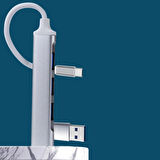 River World 4 Port'lu Ultra İnce Type-C USB Çoklayıcı