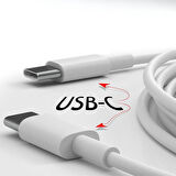 River World 1 m'lik Hasır Örgü Apple 15/15 Pro Type-C Hızlı Şarj Kablosu