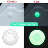River World Araba Kapı Ses ve Darbe Emici Pad 10 Adet ( Fosforlu )