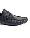 River World Erkek Ayakkabısı Siyah Renkte Hakiki Deri Loafer Srd