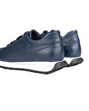 River World Erkek Ayakkabısı Lacivert Renkte Hakiki Deri Spor Sneaker Rid