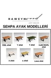 QUER SULAMALI DOĞAL AHŞAP ORTA SEHPA 70x130
