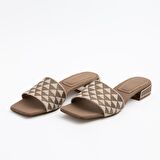 SİMON AÇIK KARE BURUN 2CM TOPUKLU TERLİK