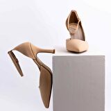 VİTA KAPALI SİVRİ BURUN 9CM İNCE TOPUK BANTLI STİLETTO - TOPUKLU AYAKKABI