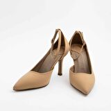 VİTA KAPALI SİVRİ BURUN 9CM İNCE TOPUK BANTLI STİLETTO - TOPUKLU AYAKKABI