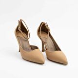 VİTA KAPALI SİVRİ BURUN 9CM İNCE TOPUK BANTLI STİLETTO - TOPUKLU AYAKKABI