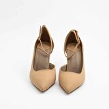 VİTA KAPALI SİVRİ BURUN 9CM İNCE TOPUK BANTLI STİLETTO - TOPUKLU AYAKKABI