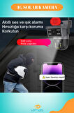4G Sim Kartlı Solar güneş Enerjili Full HD Çift Kameralı Extra ledli Akıllı Smart Güvenlik Kamerası