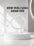 Yüksek Saflıkta Bakır Çekirdekli 30W Hızlı Şarj Kablosu